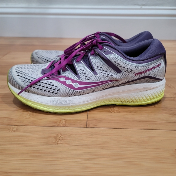 Saucony Triumph ISO 5 running shoes womens size 9 - Picture 1 of 4